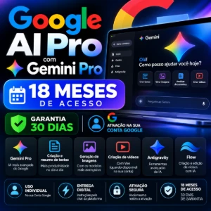 Gemini Pro + Antigravity + Flow | 18 Meses | Garantia 30 Dia - Assinaturas e Premium