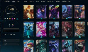 Conta lol MMR alto e várias skins - League of Legends