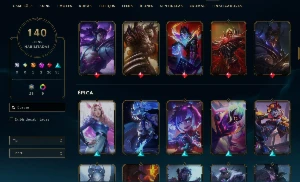 Conta lol MMR alto e várias skins - League of Legends