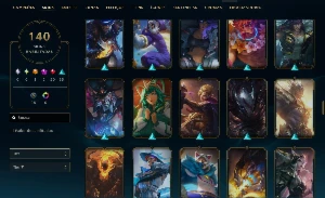 Conta lol MMR alto e várias skins - League of Legends