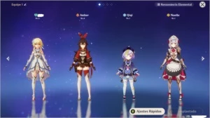 Ar7 com 5 estrelas Qiqi - Genshin Impact