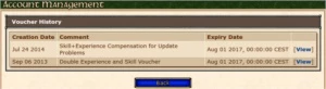 Vendo conta com 8 dias de Voucher - Tibia