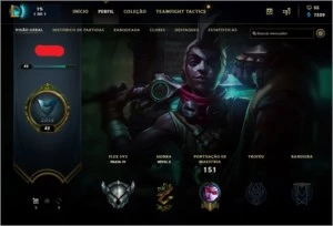 Conta League of Legends 397 Skins LOL
