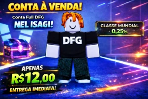 Nel Isagi Classe Mundial 0,25% 🔥 R$12 Entrega Imediata ⚡ - Roblox