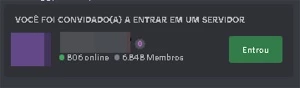 Servidor no discord com 6,8K de membros!