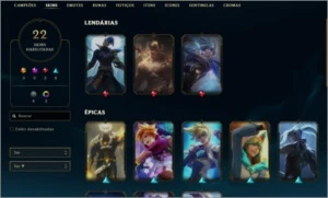 CONTA LOL 31 champs 22 skins - League of Legends