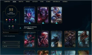 CONTA LOL 31 champs 22 skins - League of Legends