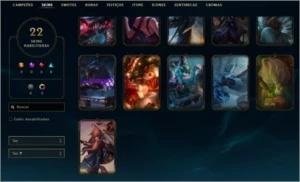 CONTA LOL 31 champs 22 skins - League of Legends