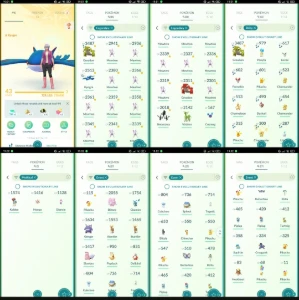 Nível 43 com 15 Mewtwo, Groudon Shiny, 27 Eventos e C067 - Pokémon