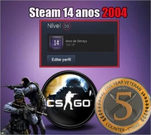 steam csgo 14 anos supremo - Counter Strike