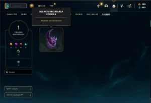 Mestre com 300 PDL + 52 Champs e 9 Skins - League of Legends LOL