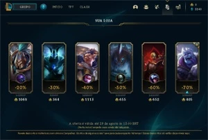 💎 CONTAS UNRANKED MENOR PREÇO💎 - League of Legends LOL