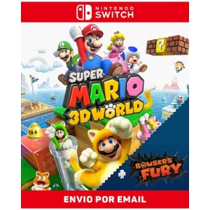 Super Mario 3D World + Bowser’s Fury - Nintendo - Digital - Jogos (Mídia Digital)
