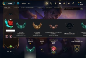 Conta ouro 3 com TODOS os champs e 245 Skins + 600k de Zoe - League of Legends LOL