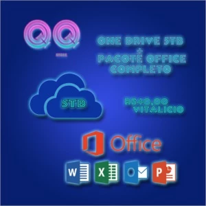 One drive 5tb + office pack 2020 lifetime - Softwares e Licenças
