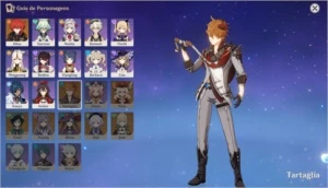 Diluc AR 36 + arma 5* - Genshin Impact