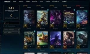 CONTA LOL (PLAT2 PROVISORIO) - League of Legends