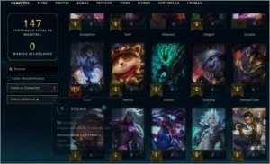 CONTA LOL (PLAT2 PROVISORIO) - League of Legends