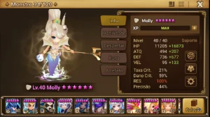 Conta Molly (Sereia de Luz) - Summoners War
