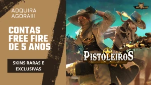 Conta Free Fire de 5 anos 🔥✅