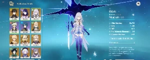 Genshin Account| Ar 55 Skirk, Raiden Shogun, Xilonen,Venti - Genshin Impact