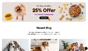 Tema Shopify Pet pals Pet Store + Atualizações e Bônus - Others