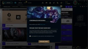Conta LOL - Diamante IV, 56% de WR(E-MAIL NÃO VERIFICADO) - League of Legends