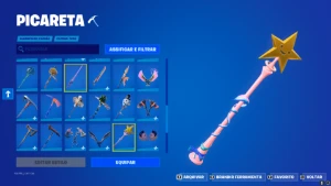 conta fortnite que farma v bucks com skin try hard
