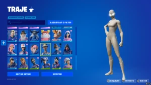 conta fortnite que farma v bucks com skin try hard
