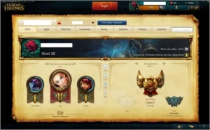 League of Legends GOLD V, 2 rune page, 32 Champs LOL