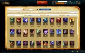League of Legends GOLD V, 2 rune page, 32 Champs LOL
