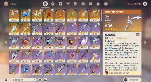 Conta Genshin Impact com todos os arcontes e mais 31 T5