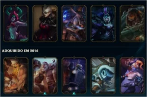 Prata II / MMR Alto / 59 Skins 2 Ult / 126 Champions - League of Legends LOL