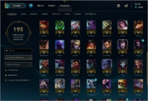Conta Platina 1 - 68 campeos 19 skins - League of Legends LOL