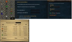 Conta Oldschool Runescape RS