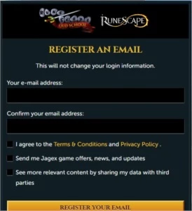Conta Oldschool Runescape RS