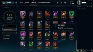 Conta Platina 4 + skins - League of Legends LOL