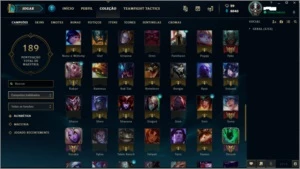 Conta Platina 4 + skins - League of Legends LOL