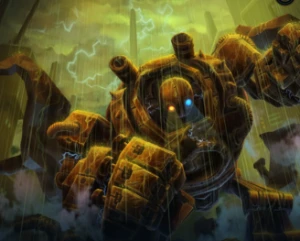 Smurf mega rara: Blitcranck enferrujado - League of Legends LOL
