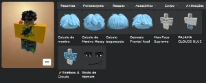 Conta Roblox com algumas coisas