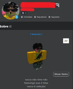 Conta Roblox com algumas coisas