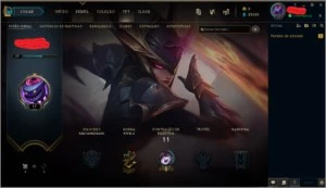 CONTA SMURF LV 17 30K DE ESSENCIA AZUL EMAIL NÃO CONFIRMADO - League of Legends LOL
