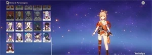 AR31 com Eula e canção dos pinhos, Nahida, Shenhe e Yoimiya - Genshin Impact