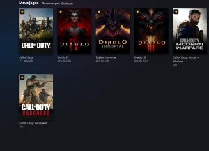 Vendo conta da batlle net com 6 jogos - Call of Duty COD