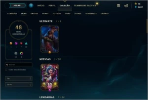 CONTA PLATINA League of Legends. LOL