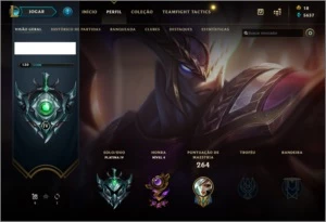 CONTA PLATINA League of Legends. LOL