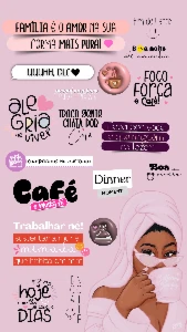 Pack de Figurinhas Criativas para Instagram + 15.000 FG. - Outros