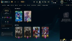 Conta TFT Mestre,LOL Platina, N:642, 223 Skins + Arenas - League of Legends