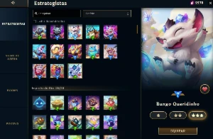 Conta TFT Mestre,LOL Platina, N:642, 223 Skins + Arenas - League of Legends