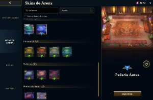 Conta TFT Mestre,LOL Platina, N:642, 223 Skins + Arenas - League of Legends